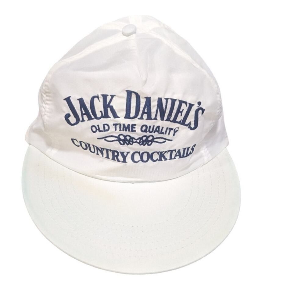 Vintage Jack Daniels Country Cocktails Cap Hat Adjustable‎ Baseball Large Bill